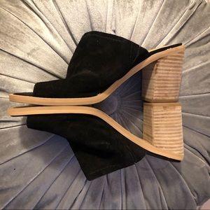 Dolce Vita Suede Block Heel Mules  7